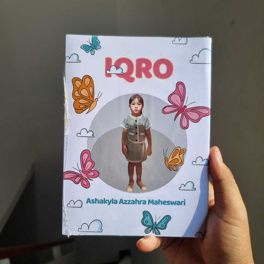 

MOTIF KUPU KUPU - Iqro Custom Iqro Juz Amma Tulis Nama dan Foto Anak Hadiah Untuk Anak