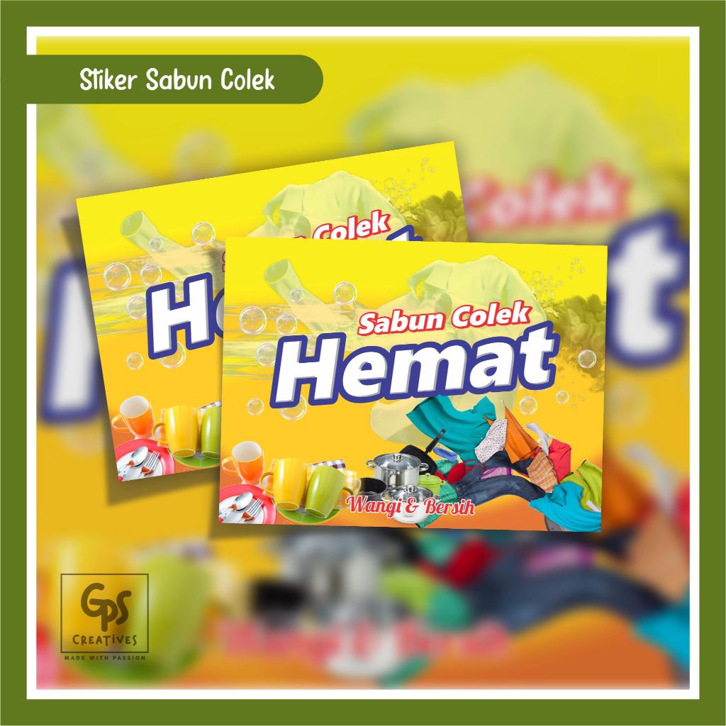 

Paket Stiker Sabun Colek Cuci Piring Bentuk Kotak untuk Botol & Drigen