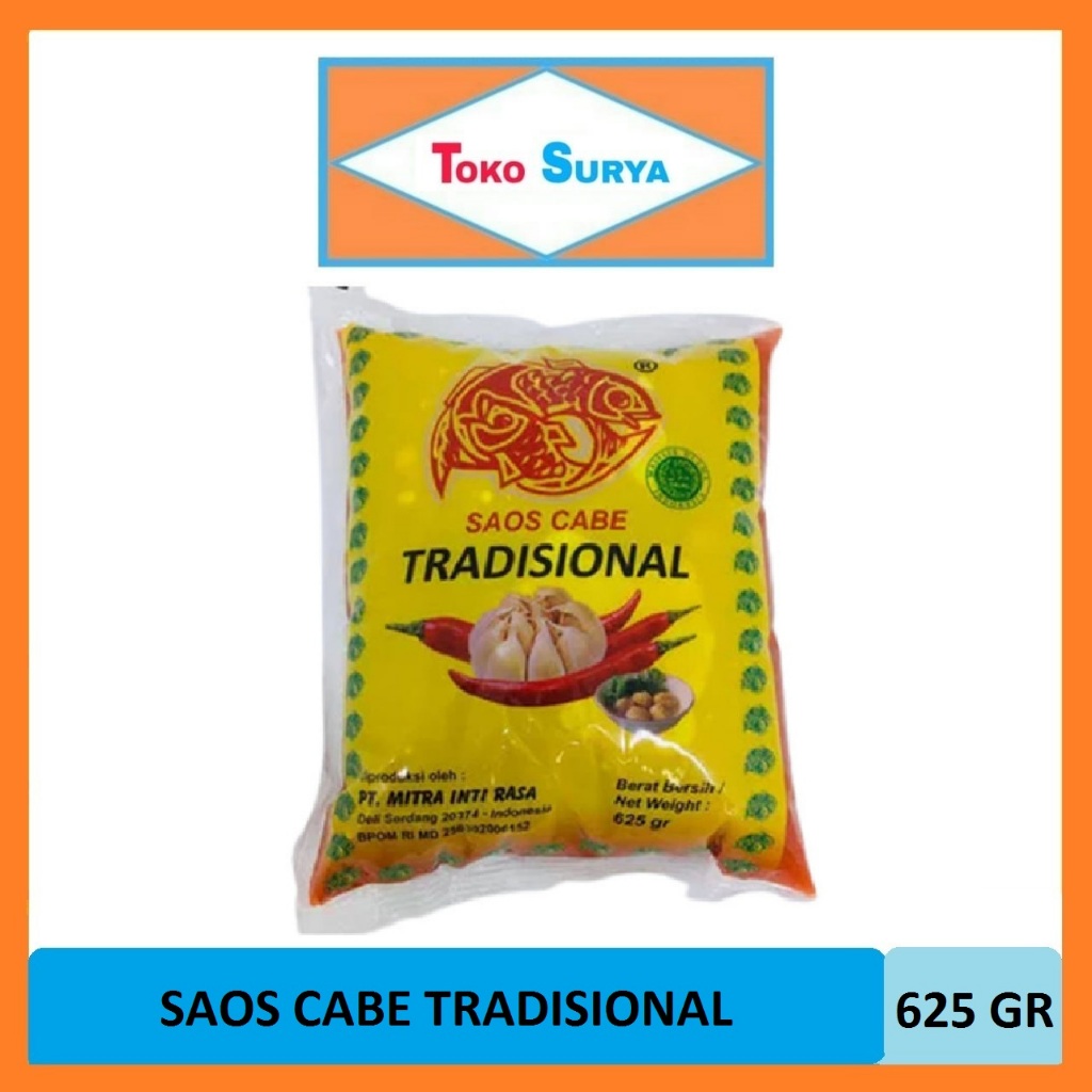 

Saos Cabe Tradisional Cap Dua Ikan 625 Gr