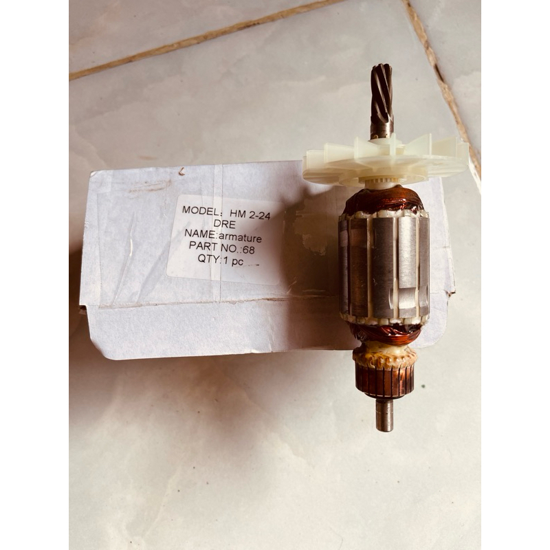 Armature HM 2-24 DRE Bitec original for Mesin Bor Bobok