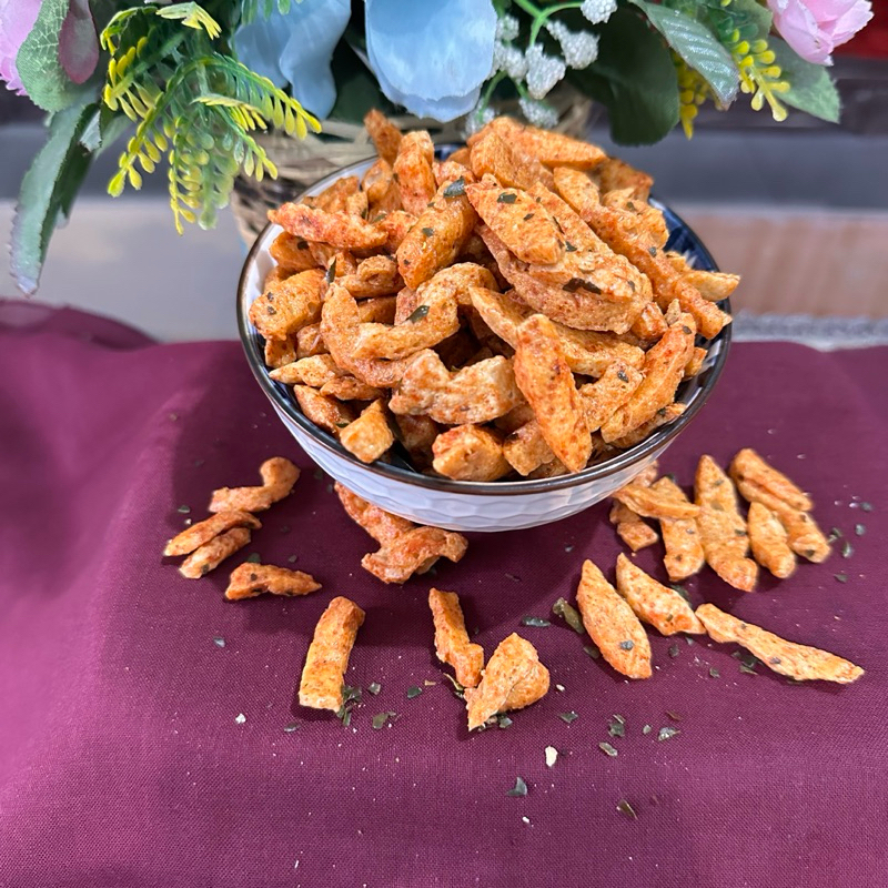 

Basreng pedas daun jeruk