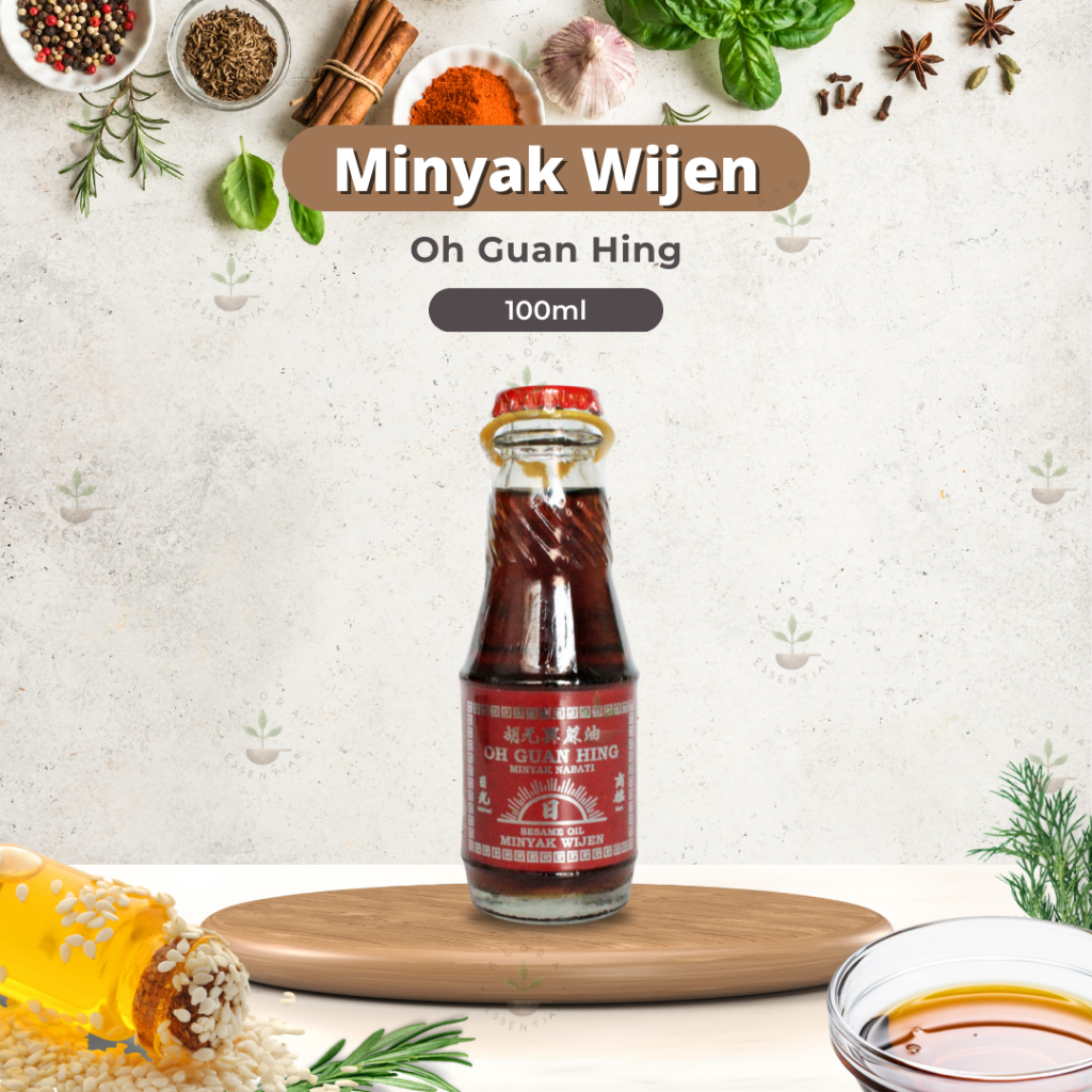 

OH GUAN HING MINYAK NABATI SESAME OIL 100ML - MINYAK WIJEN MATAHARI