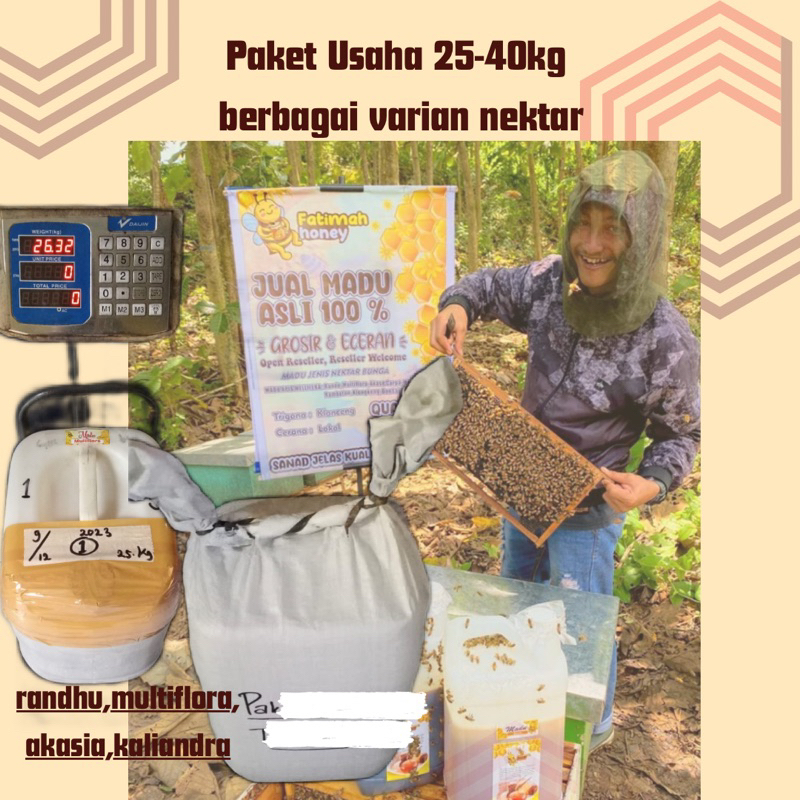 

Madu Multiflora A 25kg (PAKET USAHA)