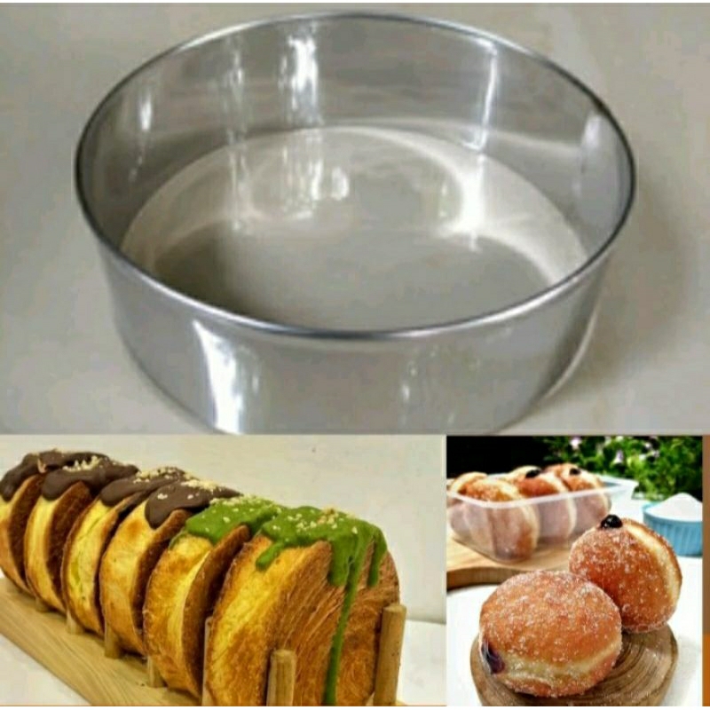 12pcs Ring cutter cetakan kue cromboloni/cetakan kue bomboloni