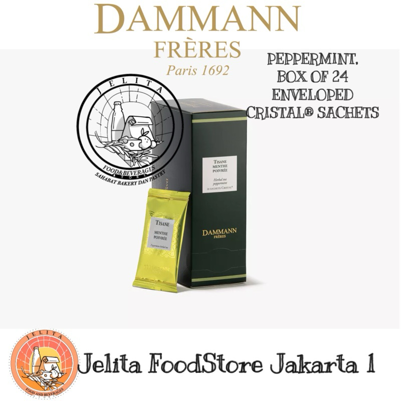 

Damman Herbal infusion tea MENTHE POIVREE, Box of 24pcs (DAM5681)