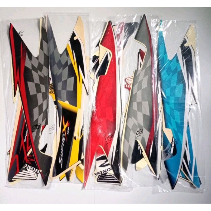 Striping motor / Les body Honda Supra X 125 R 2008 / 2009