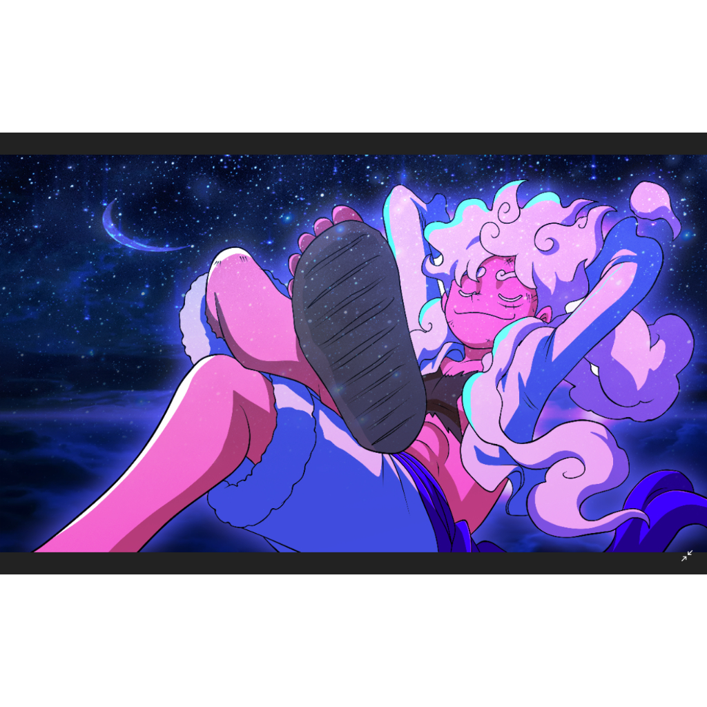 POSTER ONE PIECE LUFFY GEAR 5 A3