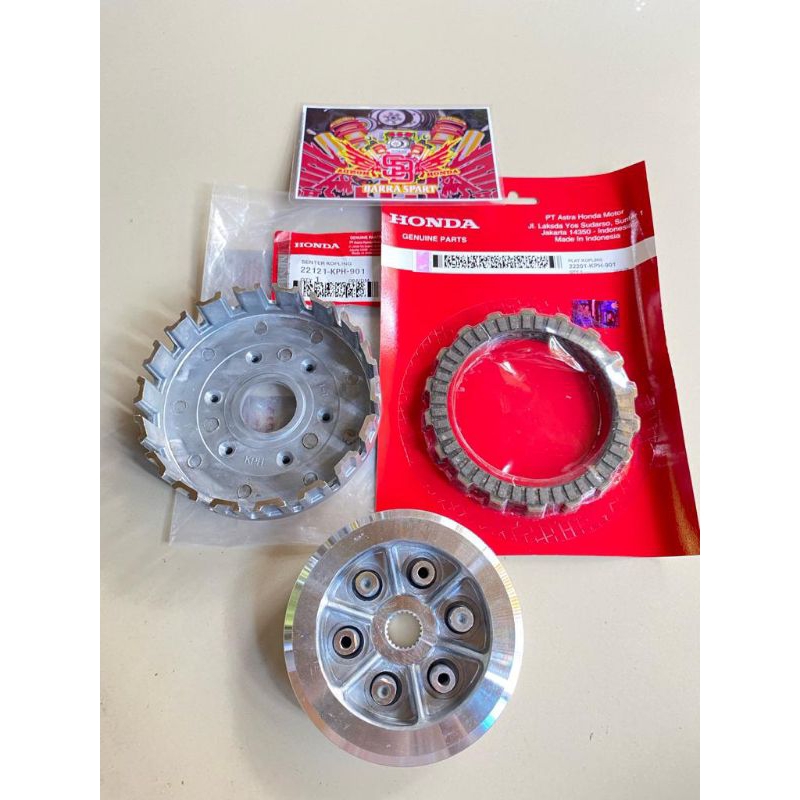 RUMAH KOPLING KAKI 6+RUMAH KOPLING+PLAT KOPLING SUPRA X 125 OLD SUPRA X 125 R KHARISMA KPH