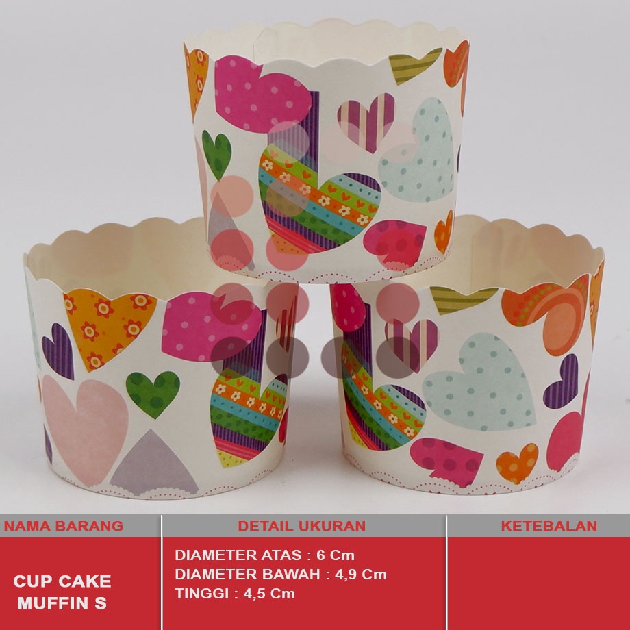 Best Selling  cup cake muffin S isi 5 pcs