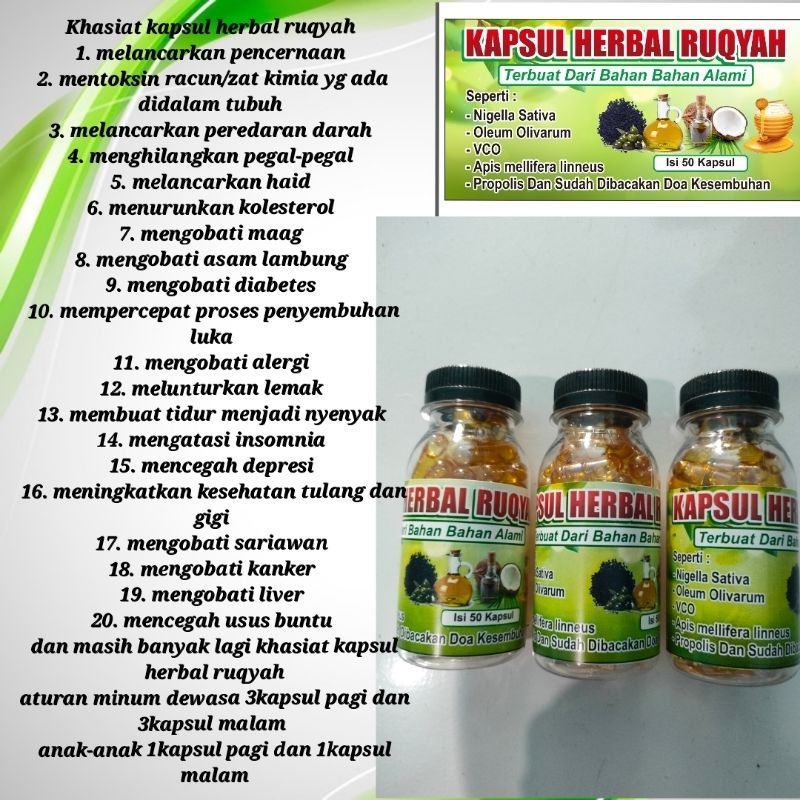 

kapsul herbal Ruqyah