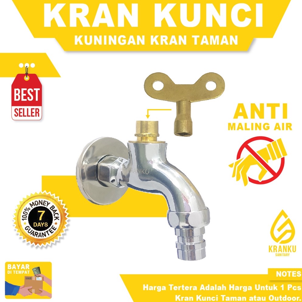 Miliki Kran Taman Cabut Kunci Kran Air Kran Taman Babet  Kran Air Kunci 54