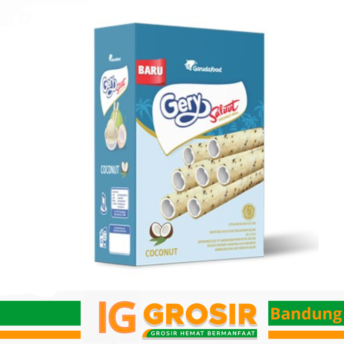 

Gery Salut Roll Coconut 1 Pak isi 24 pcs Produk Baru dari Garuda Ready Stok