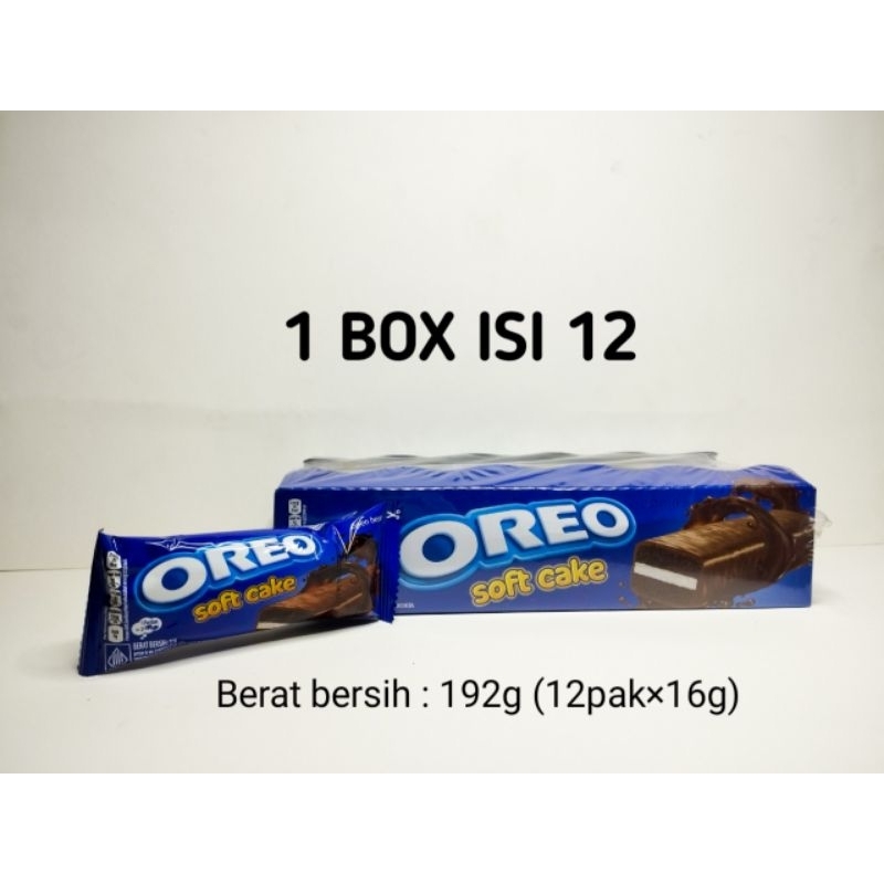 

OREO soft cake coklat 1 box isi 12