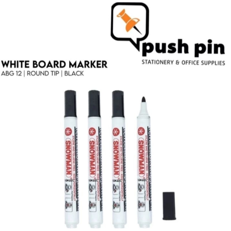 

Snowman White Board / Spidol Bisa Dihapus ABG-12