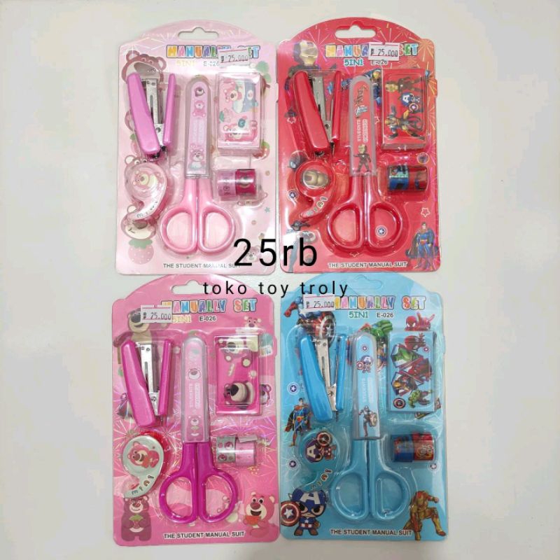 

Set Alat Tulis Gunting Lotso Marvel Spiderman Super Hero