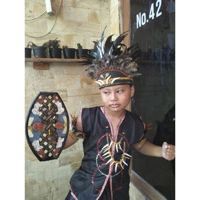 perisai adat dayak