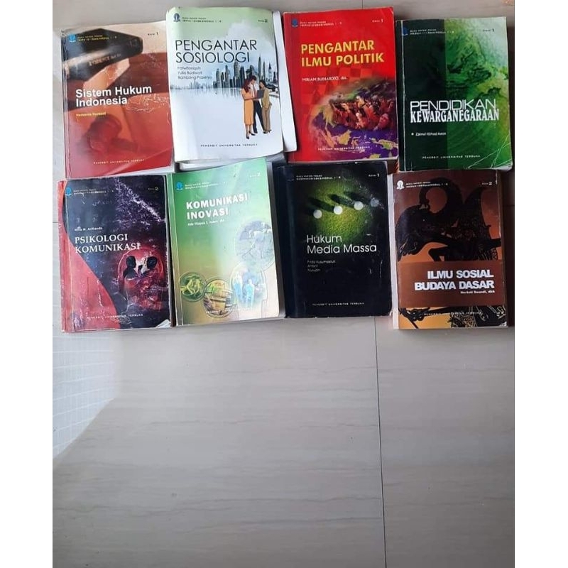 Buku Kuliah Universitas Terbuka Ilmu Komunikasi Buku BMP UT