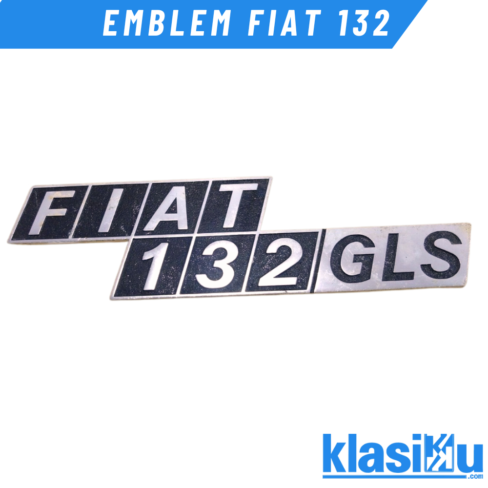 Emblem belakang fiat 132 gls original stok lama