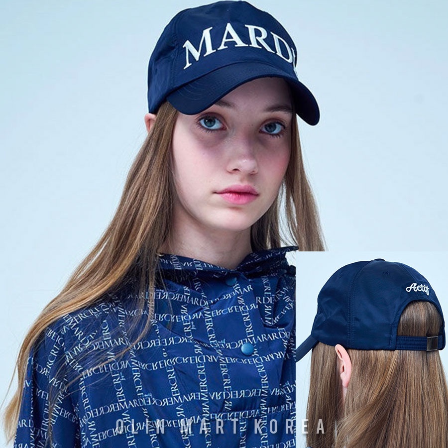 MARDI MERCEDI ACTIF_GABARDINE CAP_NAVY IVORY