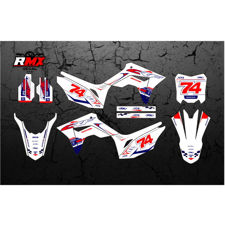 DECAL CRF L FULLBODY (028) DEKAL STIKER CRF 150 L HITAM MERAH, KUNING, HIJAU, BIRU TUA/MUDA, EMAS/GO