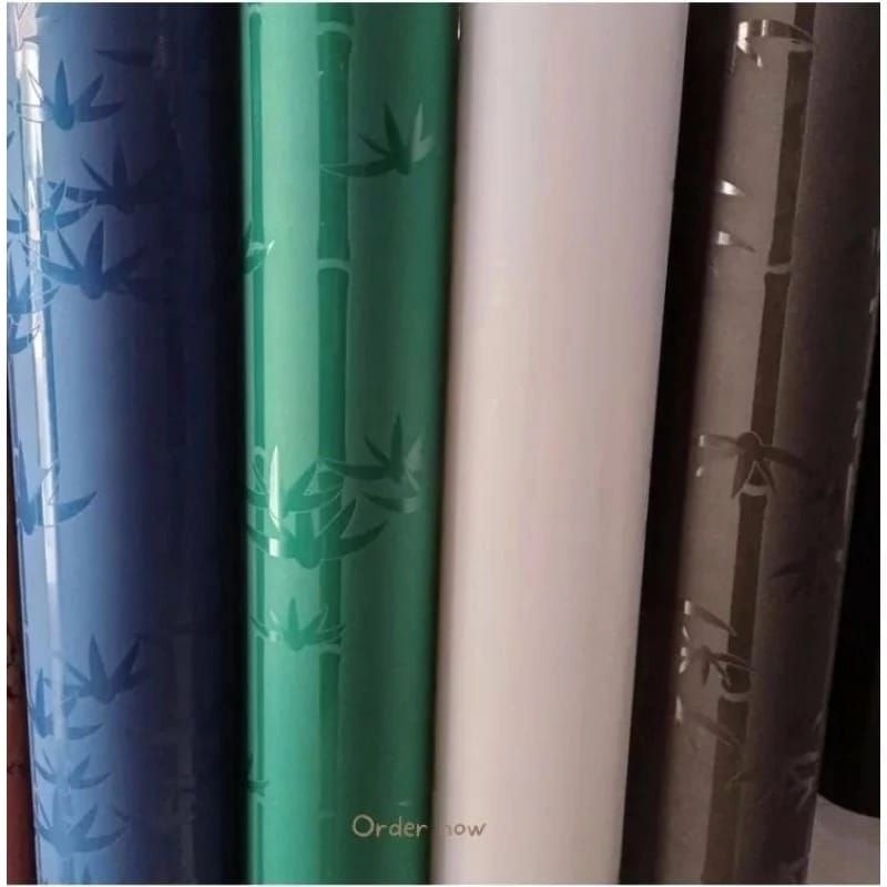 FIBER PAGAR / PENUTUP PAGAR MOTIF BAMBU TEBAL MURAH BERKUALITAS