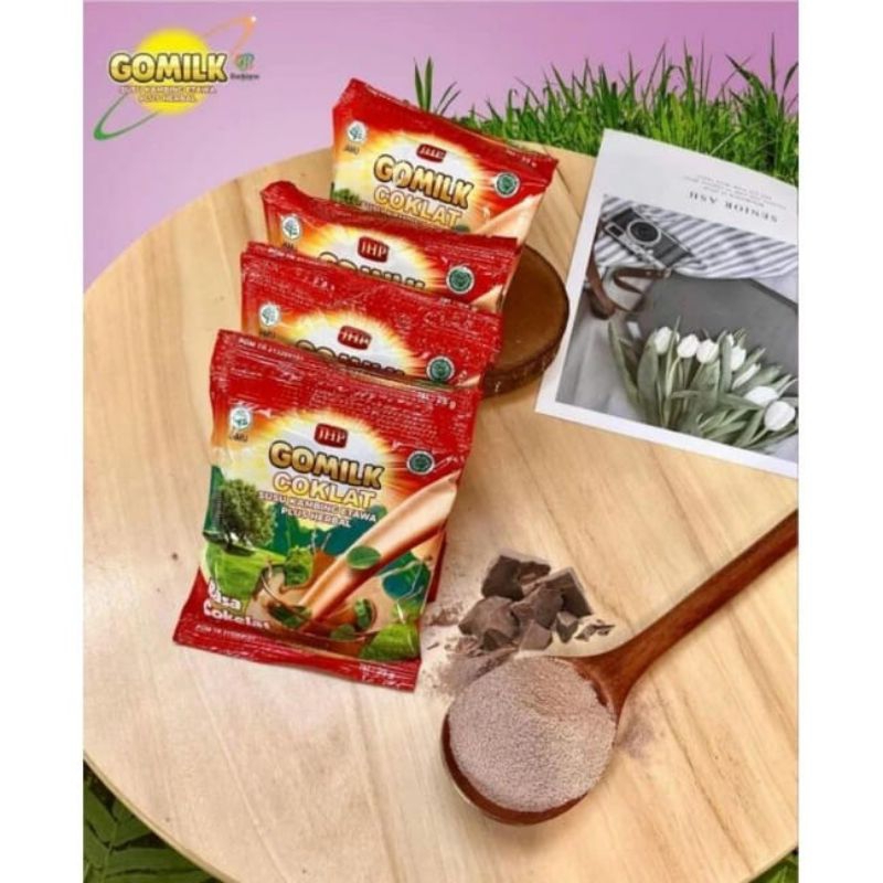 

GOMILK Sachet 25gr Susu kambing anak dan dewasa Susu penggemuk ekstra herbal