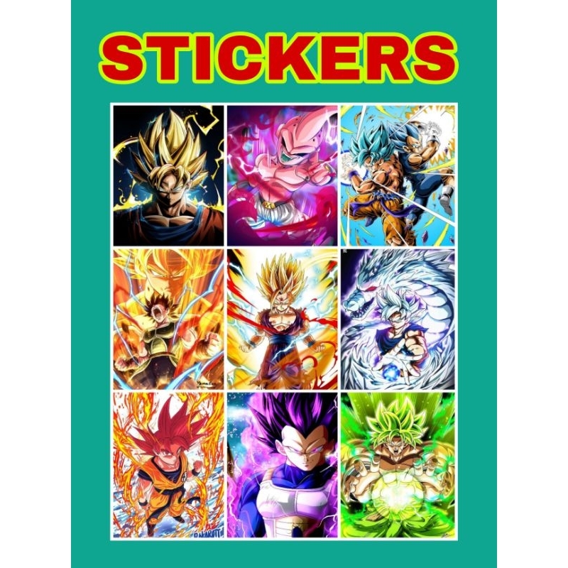 

STIKERS DRAGON BALL A6