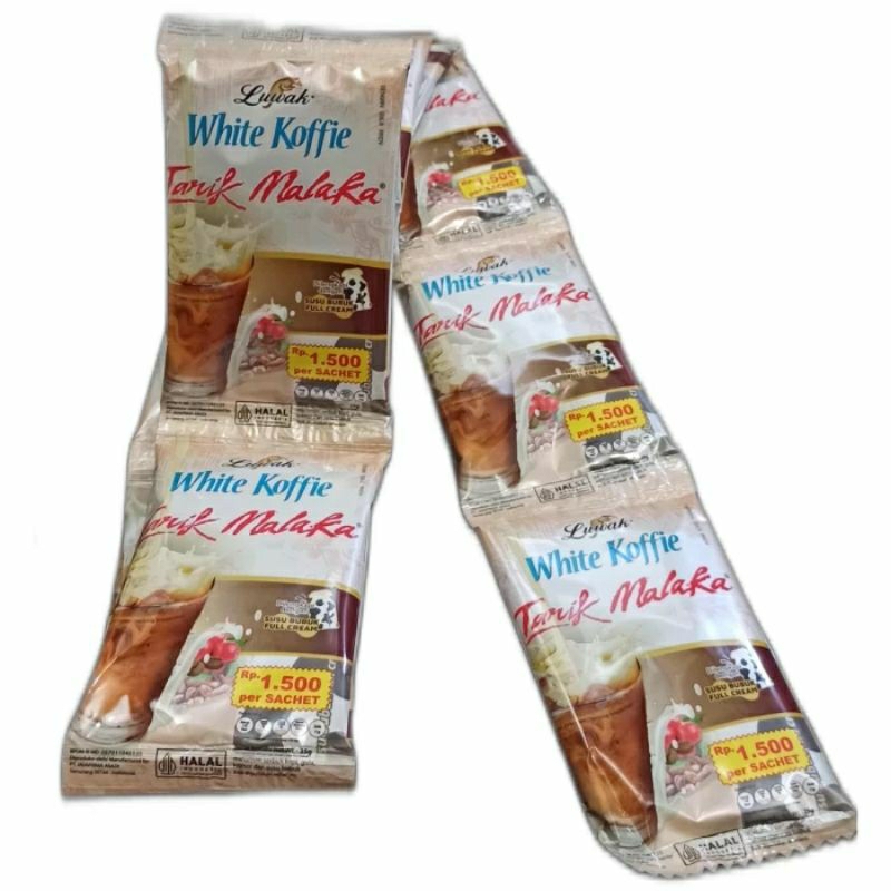 

(TM) TARIK MALAKA Luwak White Koffie Kopi Susu Renceng 10 Sachet