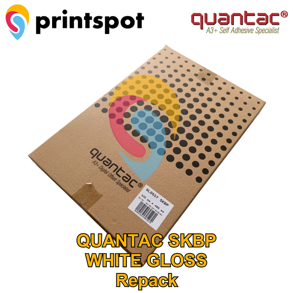 

Quantac Sticker UNIVERSAL dan SKBP Vinyl A3+ Digital Print Laser Toner - REPACK