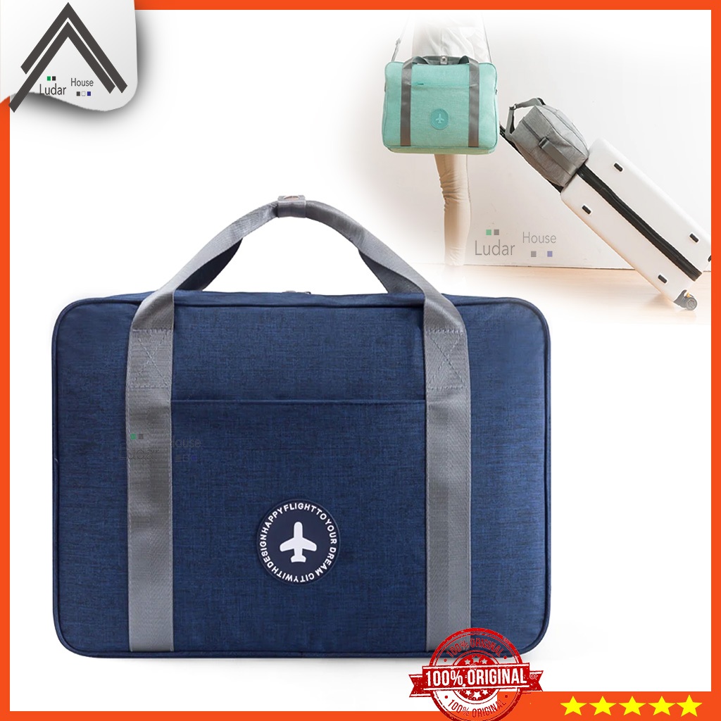 Tas Travel Lipat Jumbo Tas Baju Pakaian Foldable Jinjing Import Duffle Travel Bag Jumbo Besar Waterp