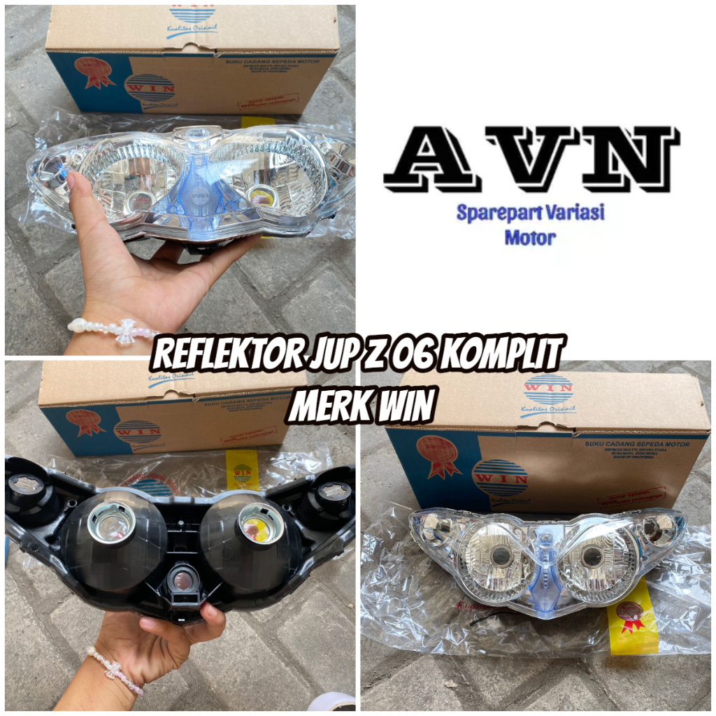 REFLEKTOR LAMPU DEPAN JUPITER Z 2006 2009 BURHAN ASSY || REFLEKTOR JUPITER Z 06 MERK WIN
