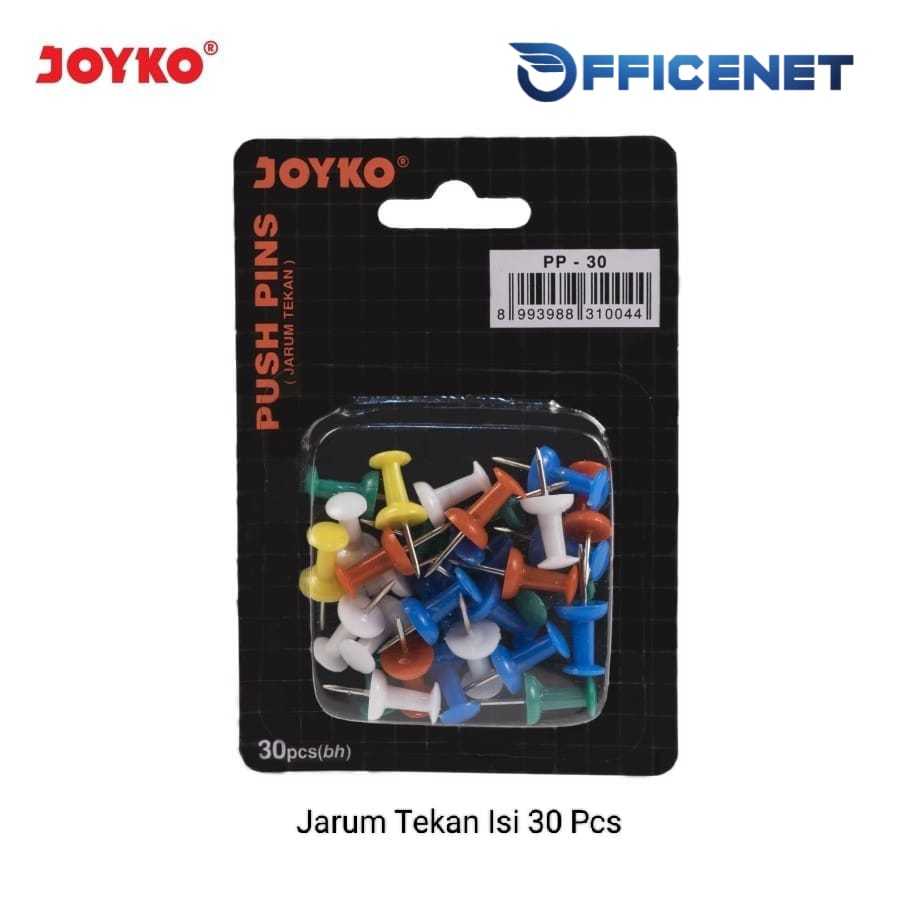 

JOYKO PUSH PIN JARUM TEKAN TANCAPAN PAKU PIN PP-30TR MADING STYROFOAM