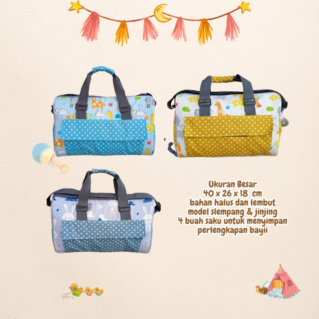 Tas Bayi Multifungsi / Tas Perlengkapan Bayi / Diaper Bag