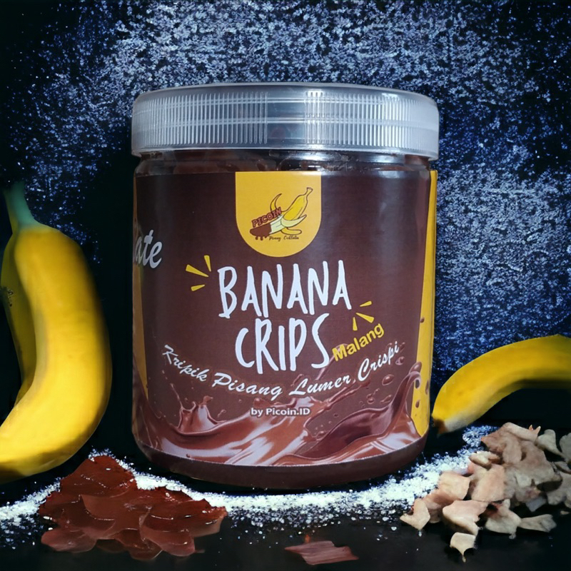 

Banana Crips Malang//Kripik pisang coklat lumer//By Picoin.id