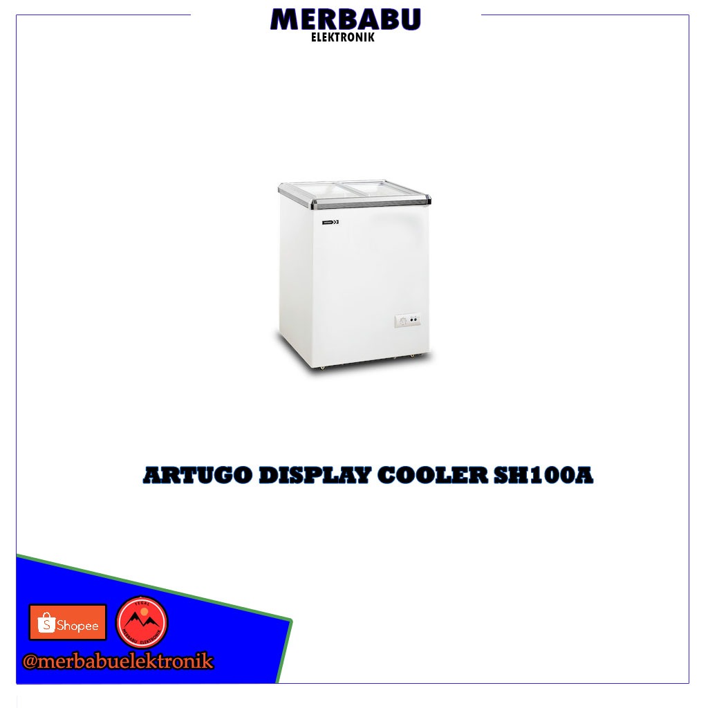 ARTUGO Chest Freezer Box SH 100 A (Sliding Glass) Kapasitas 100L
