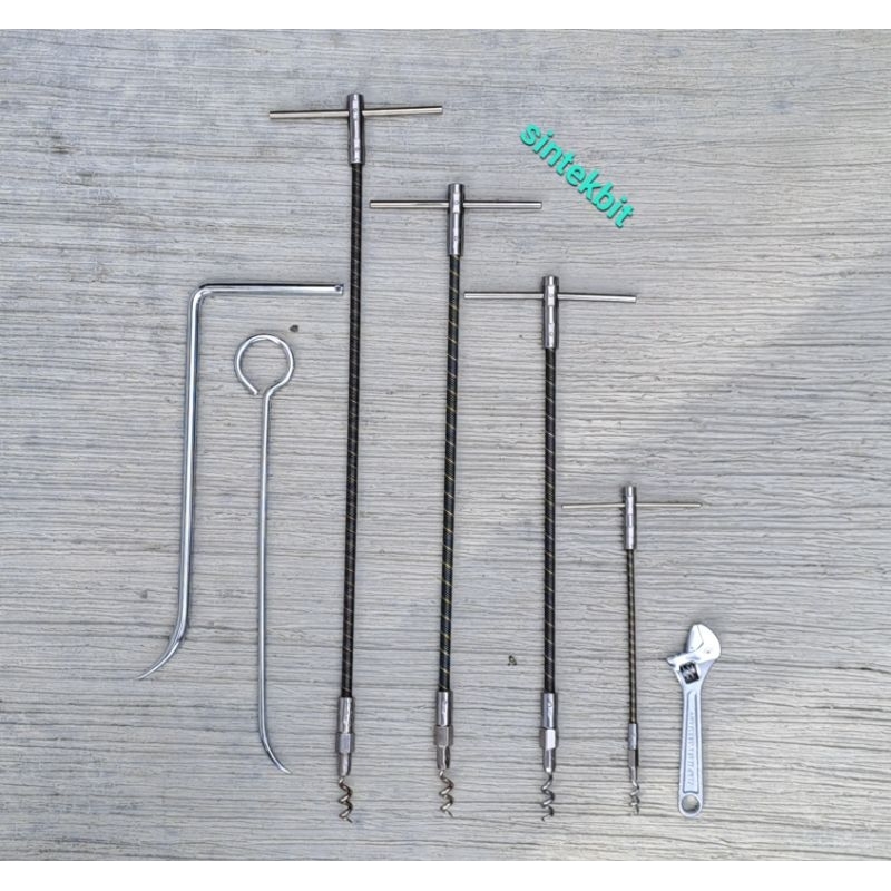 Gland packing extractor SET (7 pcs)