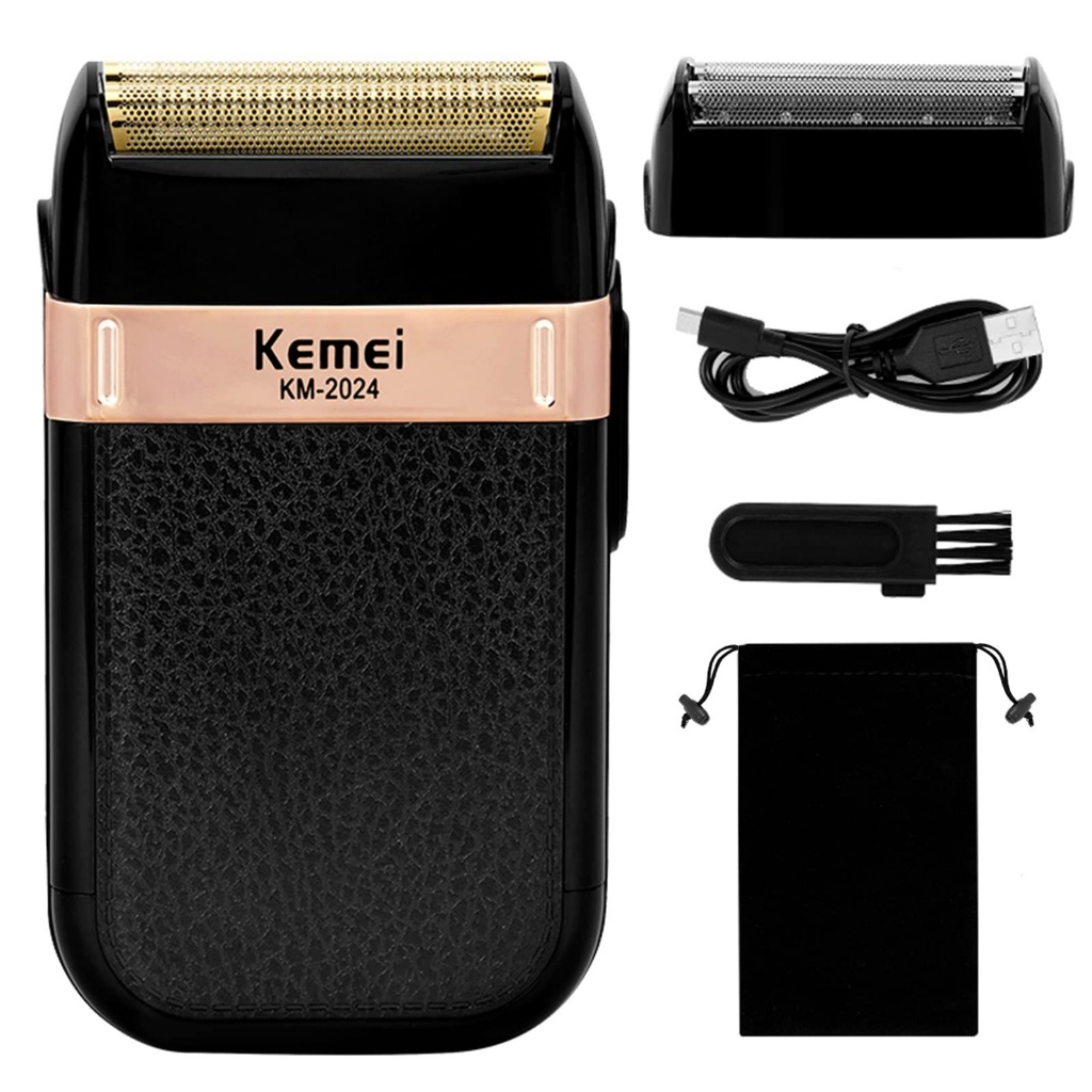 Kemei KM 2024 Shaving Alat Cukur Jenggot Kumis Shaver