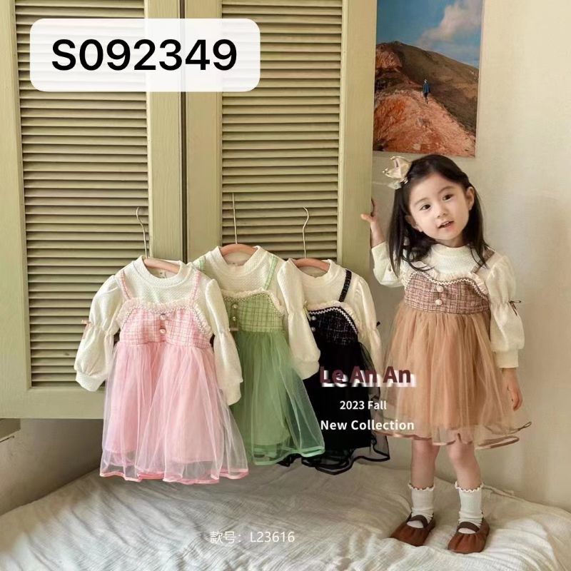 Dress anak import 1-3tahun