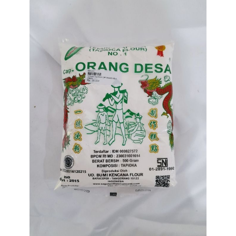 

Tepung Tapioka Cap Orang Desa 500gr