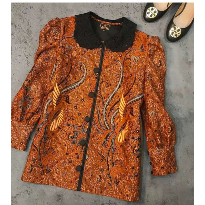 Blouse batik Mukti Muray. Batik sogan. Batik sidomukti