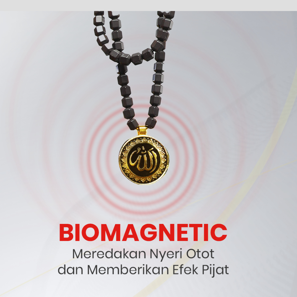 AZHIKRA Kalung Kesehatan Terapi dan Tasbih - Melancarkan Peredaran Darah-3