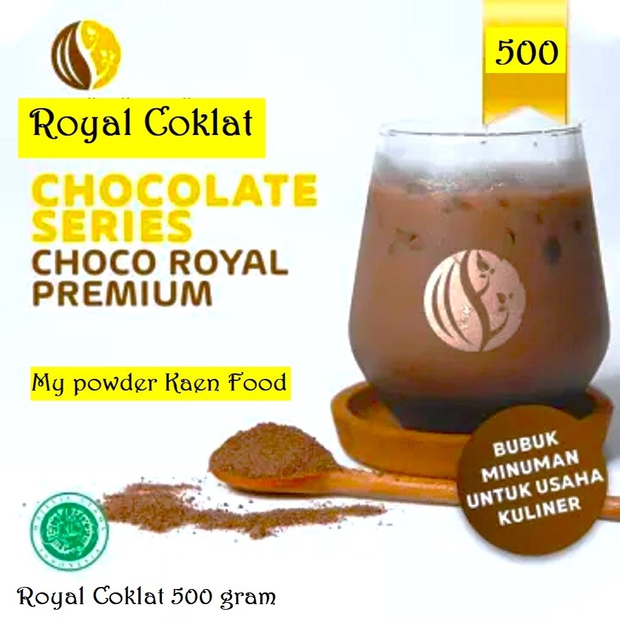 

Bubuk Minuman Bubble Drinks Royal Coklat 500gr Rasa Royal Chocolate