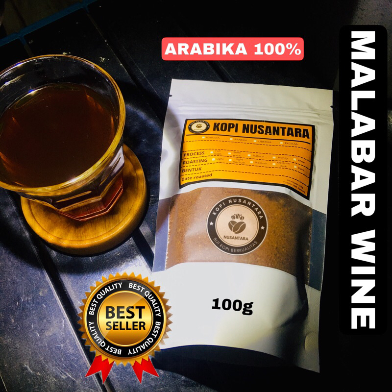 

Arabika java MALABAR WINE 100g