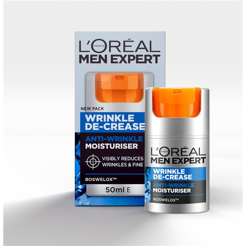 LOREAL Men Expert Erase Wrinkles Moisturising Cream 50ml