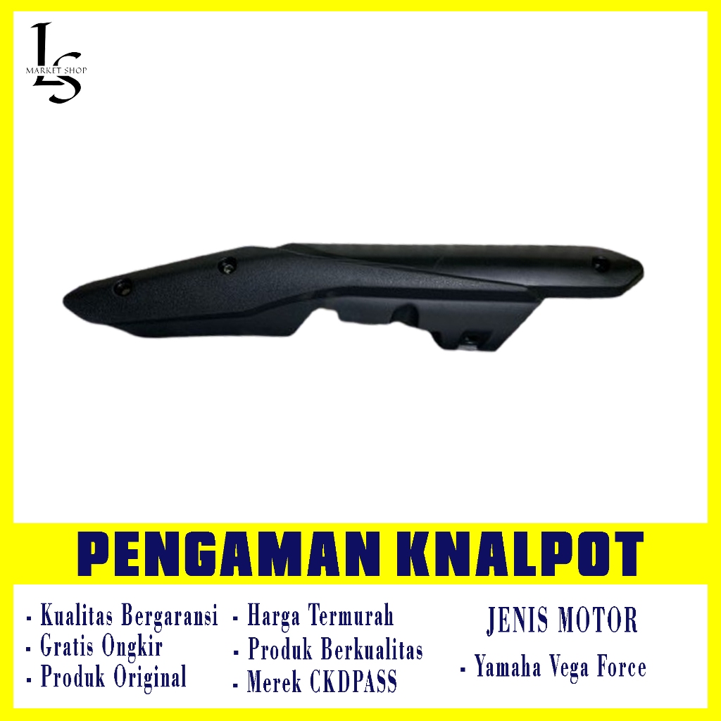 LSMARKETSHOP - Cover Knalpot Vega Force Cover Kenalpot Vega Force Tutup Kenalpot Vega Tameng Knalpot