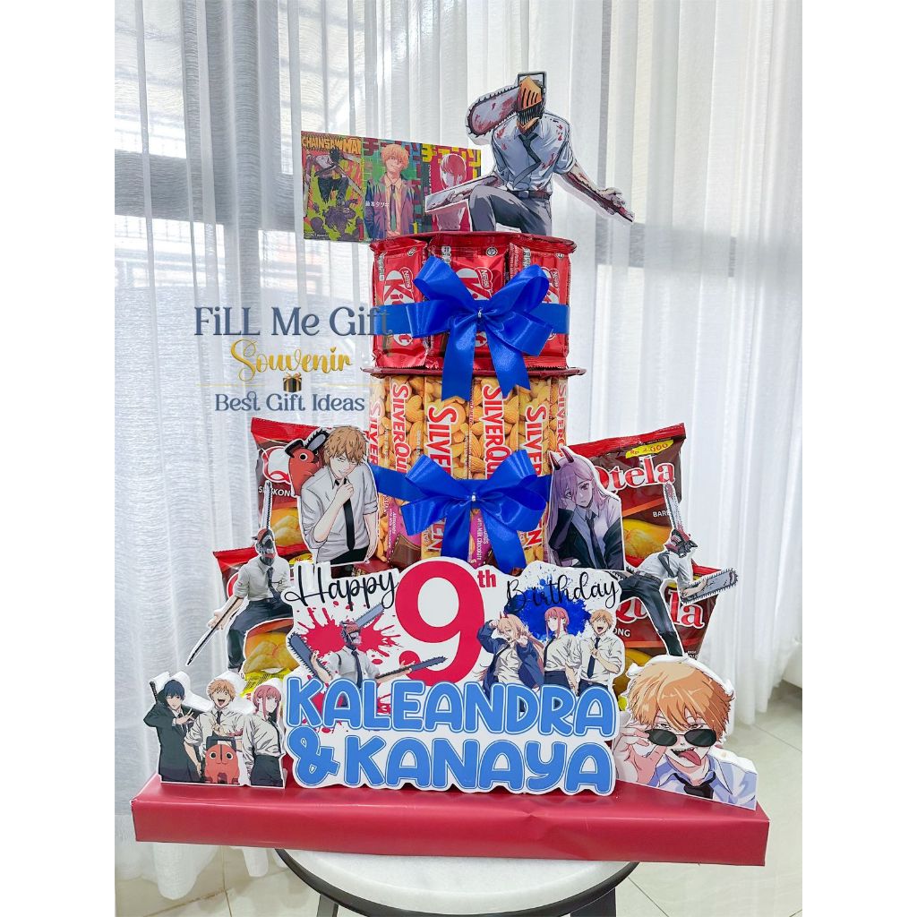 

Premium Snack Tower Cake Tart Birthday / Kado Ulang Tahun Kue Snack Tart Lucu Tingkat