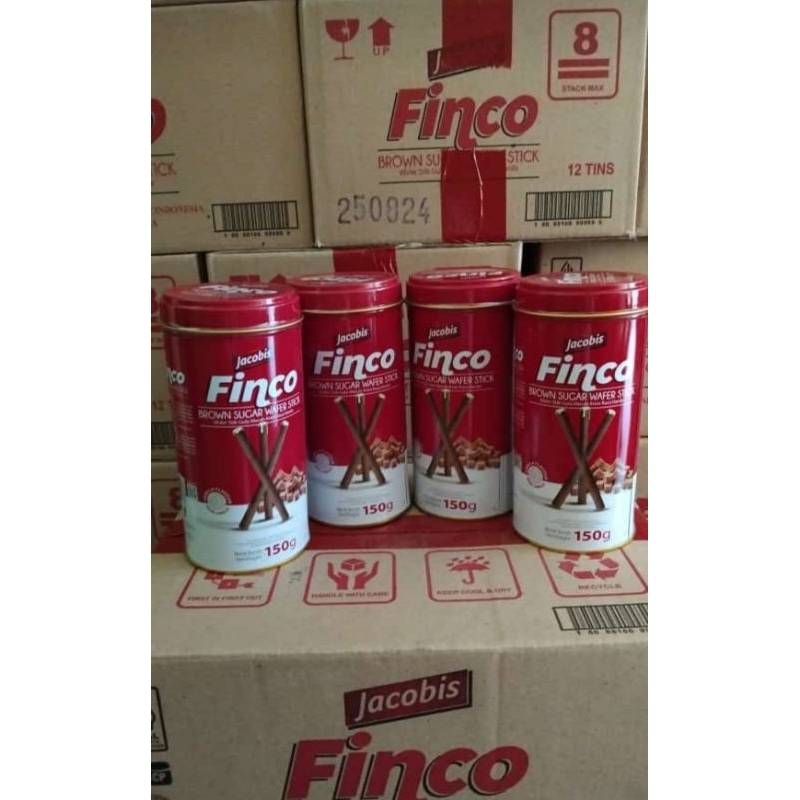 Finco Jacobis Brown Sugar Wafer Stick 150gr