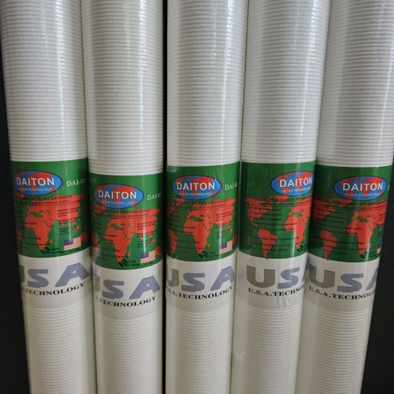 filter air Spun Filter Daiton ukuran 0.1 saringan air minum filter air minum