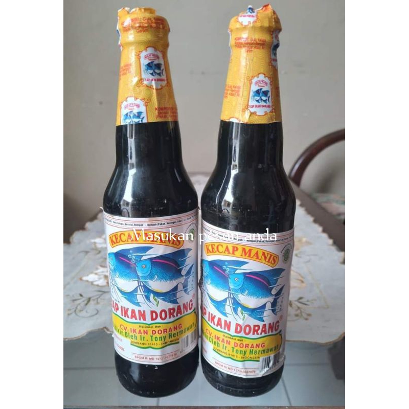 Kecap Manis Ikan Dorang Cap 2 Ikan Dorang Uk 300 ml