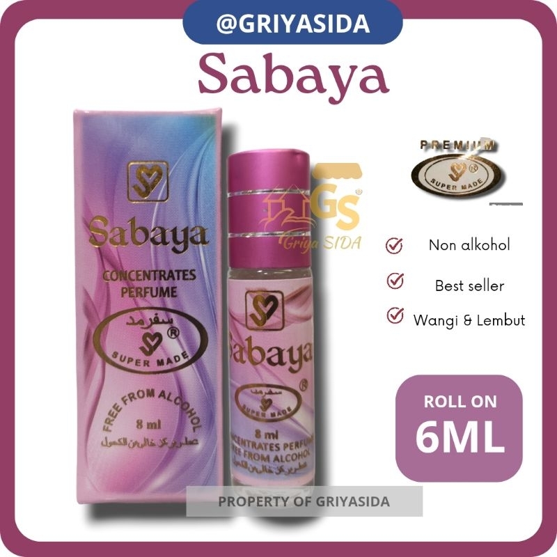 Parfum sabaya 6ml roll on supermade sabaya arab